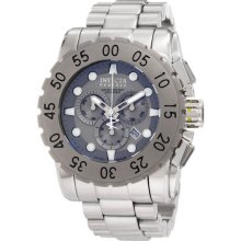 Reserve Chronograph Stainless Steel Case and Bracelet Gray Dial Date Display