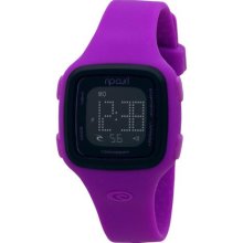 Rip Curl Candy Digital Silicone Watch - Women's Purple/Black, One Size