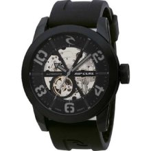 Rip Curl R1 Automatic Silicone Watch Midnight Charcoal, One Size