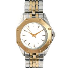 River Island Octagonal Boyfriend Watch Silver/gold