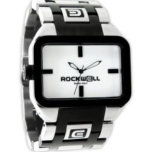 Rockwell DT104 Unisex Watch Black and White Stainless Steel