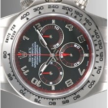 Rolex Daytona White Gold Black Dial Inner Bezel Unworn 116509