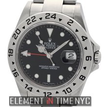 Rolex Explorer II Stainless Steel Black Dial 40mm F Series