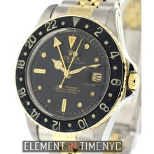 Rolex GMT-Master 2Tone Black Nipple Dial