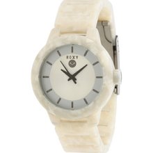 Roxy Baroness Watch - Women's White Marble, One Size