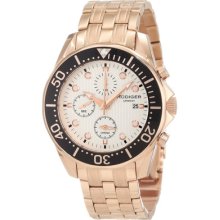 Rudiger R2001-09-001 Chemnitz Silver Dial Rose Gold Chronograph Watch