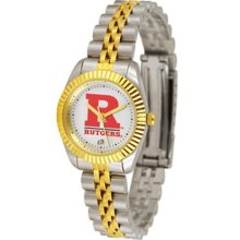 Rutgers Scarlet Knights Womens 23Kt Gold Watch