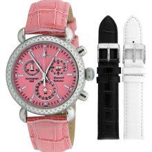 Sartego Ladies Diamond Strap Chronograph Pink Dial SDPK109P