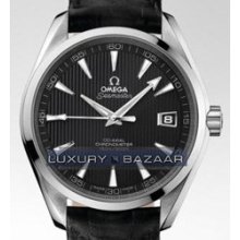 Seamaster Aqua Terra Chronometer (SS / Black / Strap)