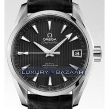 Seamaster Aqua Terra Mid Size Chronometer (SS / Teck-Grey / Strap)