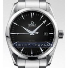 Seamaster Aqua Terra Mid Size Chronometer (SS / Black / Bracelet)