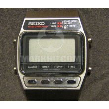 Seiko A547-5060 Lcd Digi Alarm-chronograph Watch Rare Sell As A Part Only