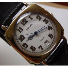 Seiko Men's Quartz Gold Calendar Retro Style Watch $495