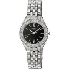 Seiko Silver Tone Crystal Watch - Made With Elements -