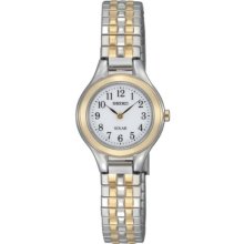 Seiko Solar Two-tone Expansion Women's watch SUP100