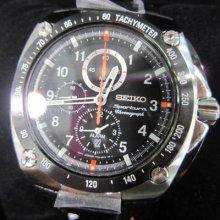 Seiko Sportura Men's Watch Alarm Chrono Stainless.s.sapphire Original Japan