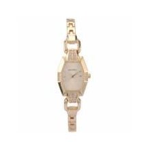 Sekonda Ladies Gold Tone Steel Stone Set Bracelet Watch