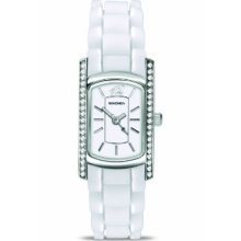 Sekonda Women's Quartz Watch With White Dial Analogue Display And White Silicone Strap 4571.27