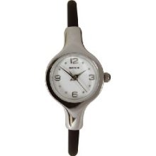 Sekonda Women's Quartz Watch With White Dial Analogue Display And Black Strap 4292.27