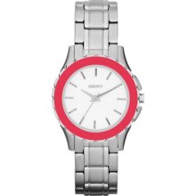 Silver Tone Coral Topring Watch