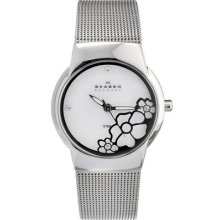 Skagen 881sss Men's Watch Silver Dial Date Display