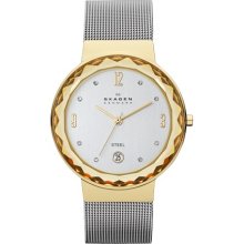 Skagen Classic Two Tone Mesh Women's Watch