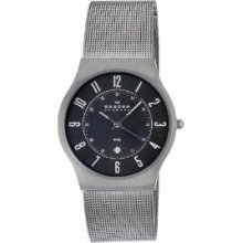 Skagen Men's O233xlsmm Skagen Denmark Grey Steel Watch