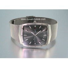 Skagen Slimline Mesh Titanium Square Mens Watch 396LTTM