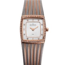 Skagen Square Mesh Strap Watch