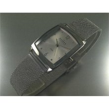 Skagen Steel Mesh Silver-Tone Dial Women's Watch #691SSS