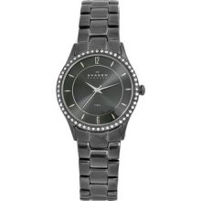 Skagen Women's 347smxm Sports Grey Titanium-coated Stainless Steel Glitz Watch