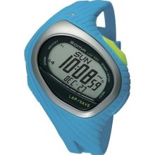 Soma Unisex Running 100 Plastic Watch - Blue Rubber Strap - Gray Dial - SOMDWJ01-0006