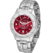 Southwest Missouri State Bears Competitor AnoChrome Men's Watch with Steel Band