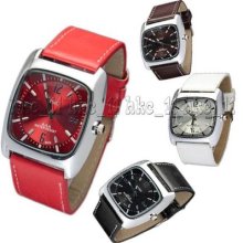 Sports Promotional 4 Colos Unique Dial Men's Quartz Watch Wristwatch Watches