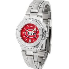 St. Cloud State Huskies Women's Stainless Steel Dress Watch