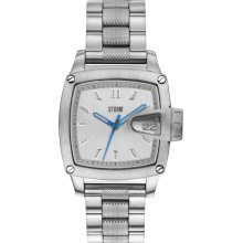 Storm Mens Nox Stainless Watch - Silver Bracelet - Silver Dial - NO4665-S