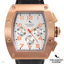 STRUMENTO MARINO SM056LRG/WH Stainless Steel Men's Chronograph Watch