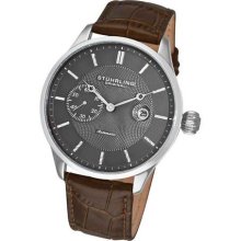 Stuhrling Original Men's 148B.3315K54 Classic Heritage Automatic Mechanical Date Silvertone Watch