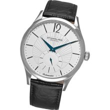 Stuhrling Original Mens 171c 33152 Classic Cuvette Soleil Automatic Black Watch