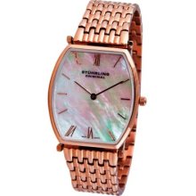 Stuhrling Original Women's Meydan Quartz Mother-of-Pearl Dial Stainless Steel Bracelet Watch