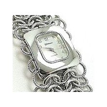 Stunning Chunky Textured and Shiny Stainless Steel Chain Link Fashion Watch WW103