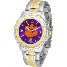 Suntime Clemson Tigers Competitor AnoChrome Two Tone Watch