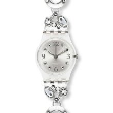 Swatch Menthol Tone White Women's Watch LK321G