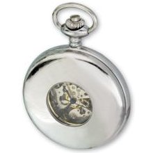 Swingtime Stainless Steel Mechanical Pocket Watch