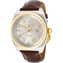 Swiss Legend Heritage 20434-02s-gb-brw Gents Rrp Â£530 Date Watch