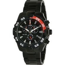 Swiss Precimax Men's Formula-7 Pro SP12062 Black Stainless-Steel Swiss Chronograph Watch with Black Dial