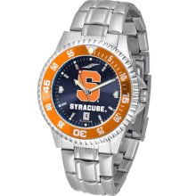 Syracuse Orangemen Competitor AnoChrome Steel Band Watch