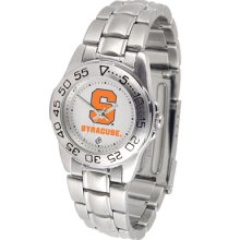 Syracuse Orangemen Sport Steel Band-Ladies Watch