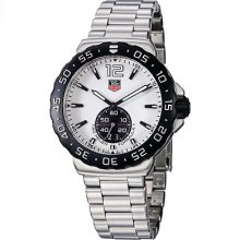 Tag Heuer Men's 'formula 1' White Dial Stainless Steel Watch