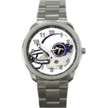 Tennesee TITANS Football Sports Metal Watch NEW!